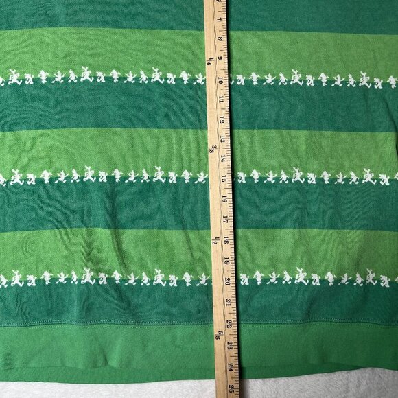 Disneyland Mickey and Friends Spirit Jersey Sweatshirt Disneyana Green Stripe XL - Picture 7 of 11